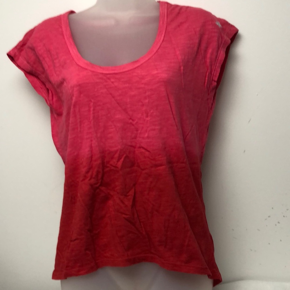 Satva Organic Cotton Sleeveless top  Ombre pinkish red